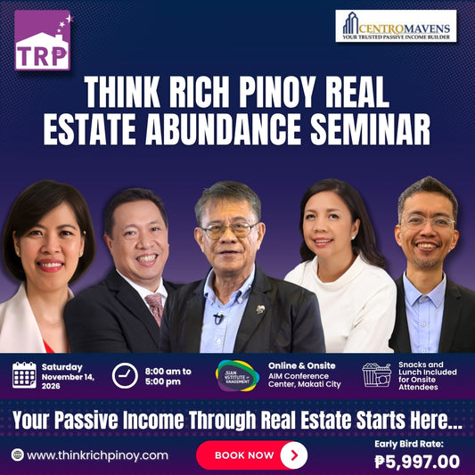 Think Rich Pinoy - Abundance Seminar(Face to Face Seminar or Webinar) November 14, 2026